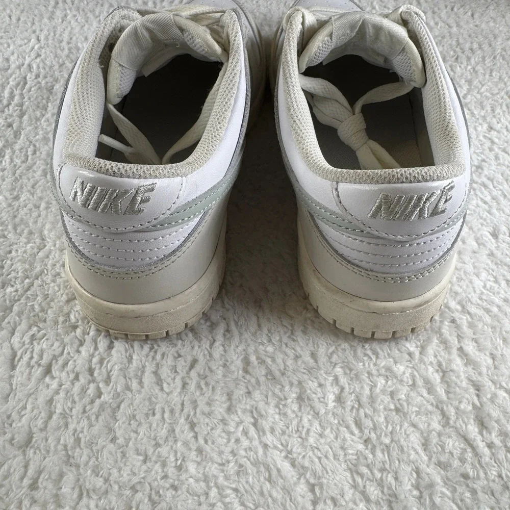 Size 5.5 Y / 7 Women's - Nike Dunk Low GS Phantom Silver White Shoes Sneaker